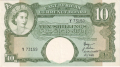 East Africa 10 Shillings, (1958)